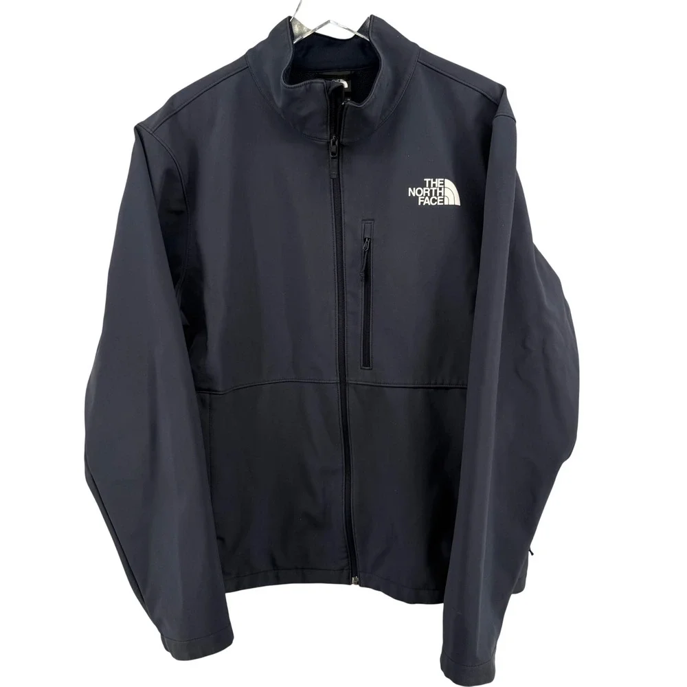 The North Face Apex Bionic Softshell Jacket Mens XL Blue Full Zip NF0A5EHARG1